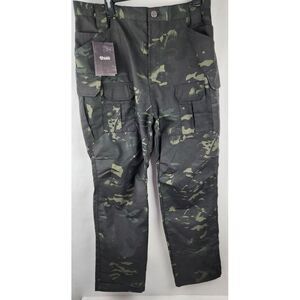 NWT MingPeng Mens 34 Tactical Cargo Pants Camo